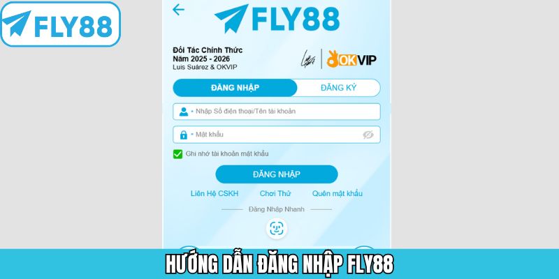 Quy trình đăng nhập Fly88 từ A - Z