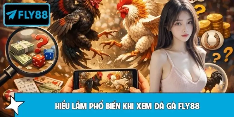 Các Hiểu Lầm Phổ Biến Khi Xem Đá Gà Fly88 Cần Được Làm Rõ