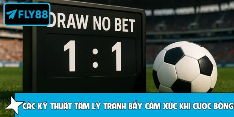 Các kỹ thuật tâm lý tránh bẫy cảm xúc khi cược bóng tại FLY88