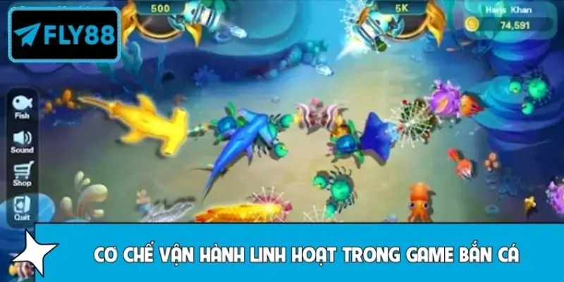Cơ chế vận hành linh hoạt trong game bắn cá