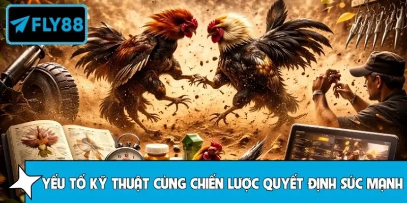 Kỹ thuật và chiến thuật của gà đá trong các trận đấu