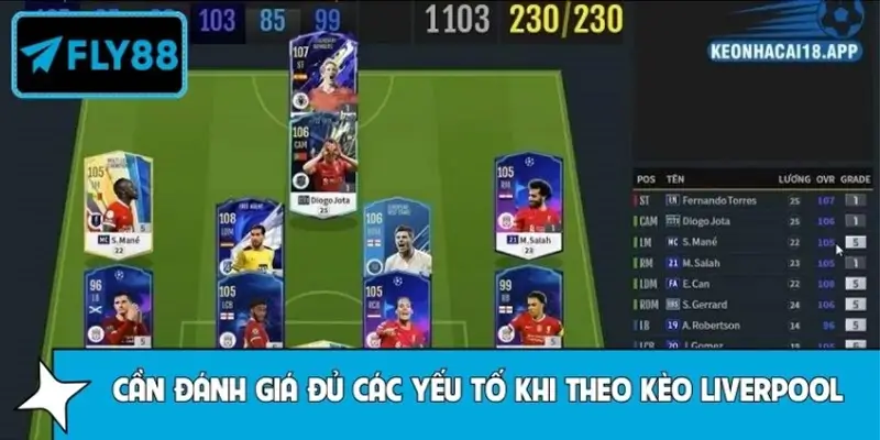 Vì sao cần đánh giá đủ các yếu tố khi theo kèo Liverpool?