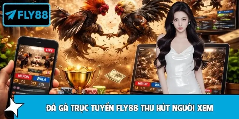 Vì Sao Đá Gà Trực Tuyến FLY88 Thu Hút Người Xem Đông Đảo?