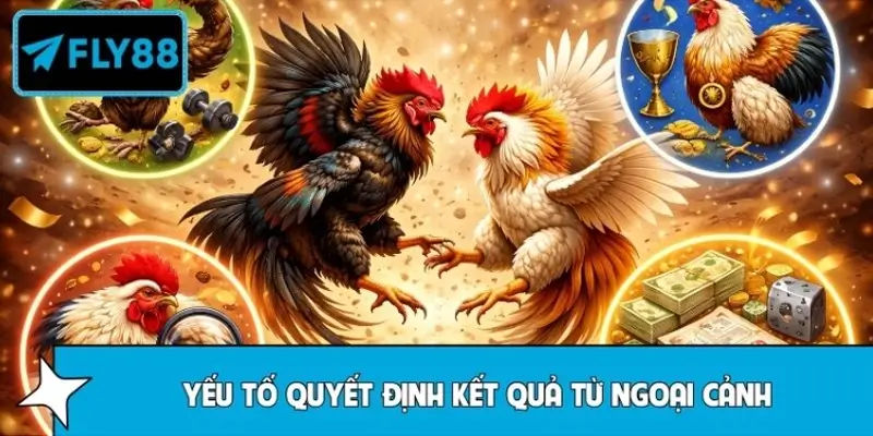 Yếu tố ngoại cảnh ảnh hưởng đến kết quả trận đá gà