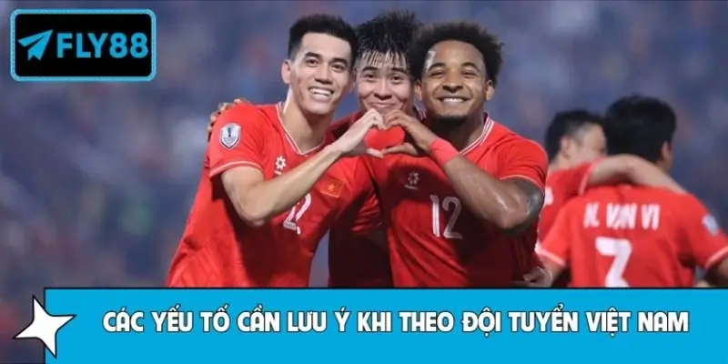 Các yếu tố cần lưu ý khi theo đội tuyển Việt Nam